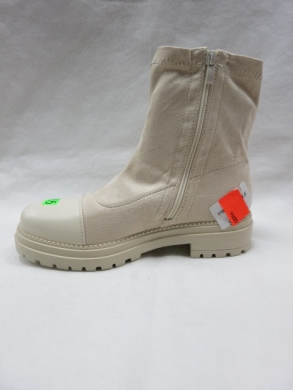 Botki damskie na płaskim (36-41) 1987H33 BEIGE