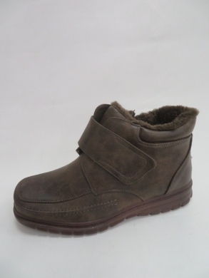Botki męskie ocieplane (40-46) E4555-2 BROWN