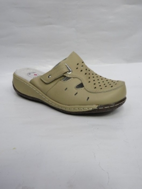 Klapki damskie na płaskim (36-42) 21017 BEIGE