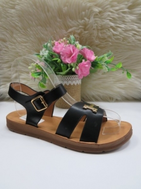 Sandały damskie na płaskim (36-41) WSA-89 BLACK