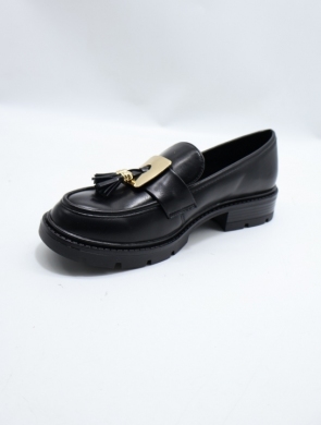 Mokasyny damskie na płaskim (36-41) 107 BLACK