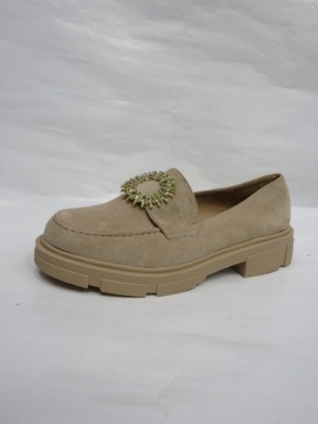 Mokasyny damskie na płaskim (36-41) JH271 BEIGE