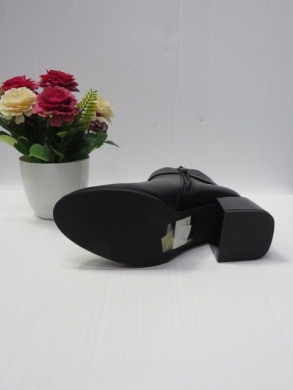 Botki damskie ocieplane na obcasie (36-41) XPL-2317 BLACK