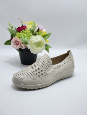 Półbuty damskie na koturnie (36-41) 8604-4 BEIGE