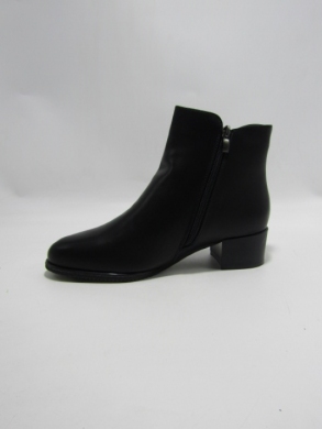 Botki damskie ocieplane na obcasie (36-41) X3709 BL