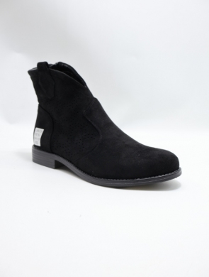 Botki damskie na płaskim (36-41) H167 BLACK