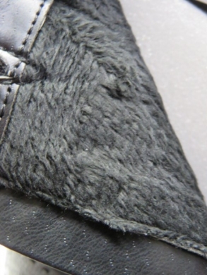 Botki damskie ocieplane na obcasie (36-41) 0202C