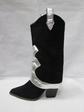 Kozaki damskie na obcasie (36-41) DE271 BLACK