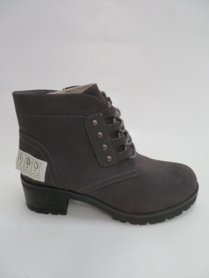 Botki damskie jesienne na obcasie (36-41) 19009-3 GREY
