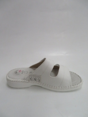 Klapki damskie na płaskim (36-41) 005 WHITE