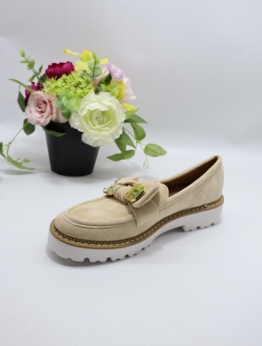 Mokasyny damskie na płaskim (36-41) G1755 BEIGE