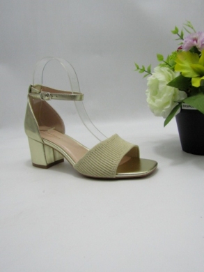 Sandały damskie na obcasie (36-41) 8738 GOLD
