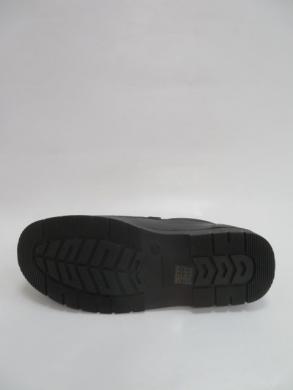 Półbuty męskie -skórzane (40-46) A0152 BLACK