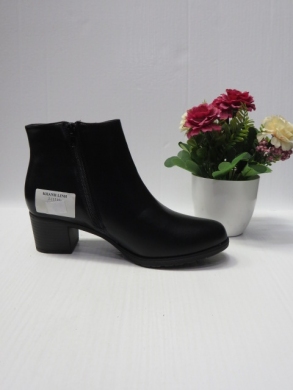 Botki damskie ocieplane na obcasie (36-41) J-115 BLACK