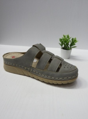 Klapki damskie na koturnie (36-41) 4026 GREY