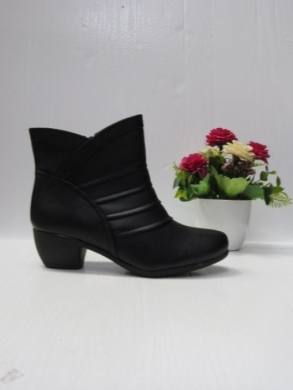 Botki damskie ocieplane na obcasie (36-41) NZ08 BLACK
