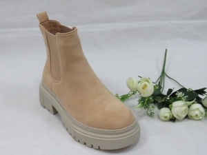 Botki damskie jesienne na koturnie (36-41) JJ10 LCAMEL