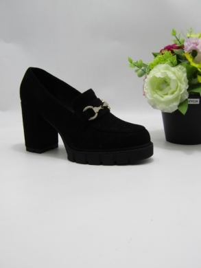 Półbuty damskie na obcasie (36-41) 7539-1 BLACK