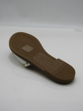 Klapki damskie na płaskim (36-41) CD312 WHITE