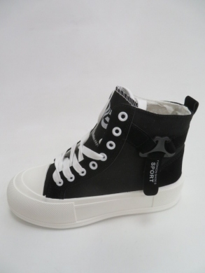 Trampki damskie na koturnie (36-41) XK-29 BLACK