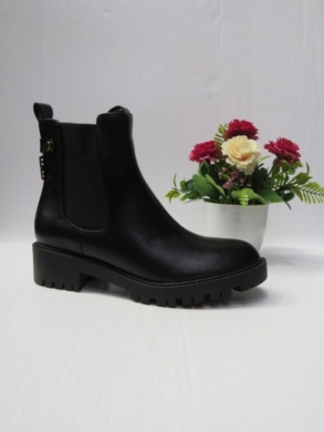 Botki damskie na płaskim (36-41) ZY001 BLACK