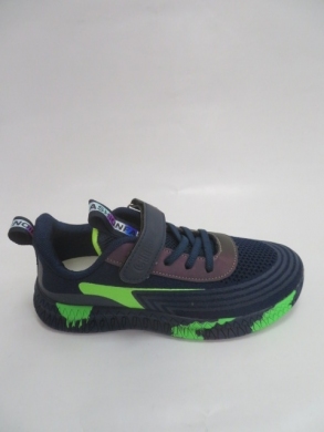 Buty sportowe dziewczęce (32-37) L36 BLUE/GREEN