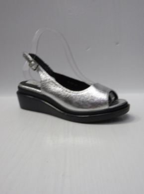 Sandały damskie na koturnie (36-41) 0-107 SILVER