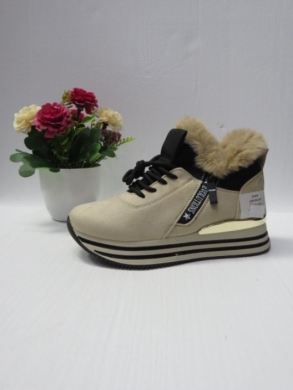 Buty sportowe damskie ocieplane (36-41) Q99 BEIGE