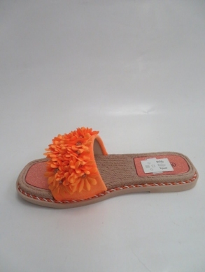 Klapki damskie na płaskim (36-41) LS106 ORANGE