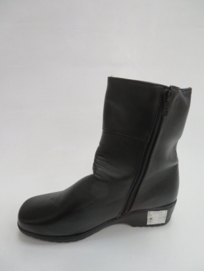 Kozaki damskie ocieplane na koturnie (37-42) B603 BLACK