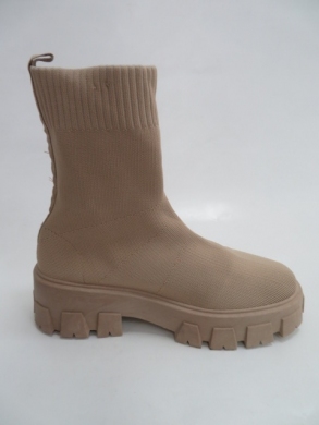 Botki damskie jesienne na płaskim (36-41) 1105 KHAKI