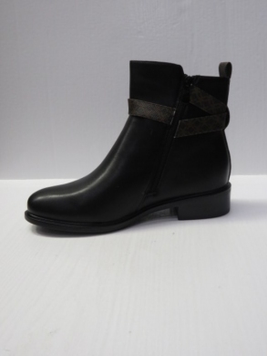 Botki damskie ocieplane na płaskim (36-41) BL59 PU/BLACK