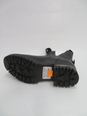 Botki damskie jesienne na płaskim (36-41) 6836 BLACK