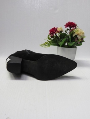 Botki damskie ocieplane na obcasie (36-41) C856 BLACK