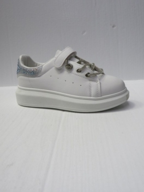 Buty sportowe dziewczęce (30-35) WW061 WHITE