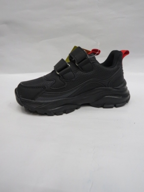 Buty sportowe chłopięce (25-30) A130 BLACK/RED