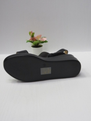 Sandały damskie na koturnie (36-41) B-9061 BLACK