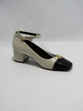 Czółenki damskie na obcasie (36-41) CH872 BEIGE