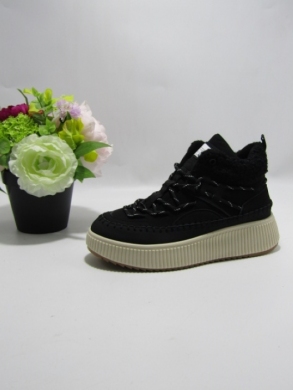 Buty sportowe damskie ocieplane (36-41) 24001 BLACK