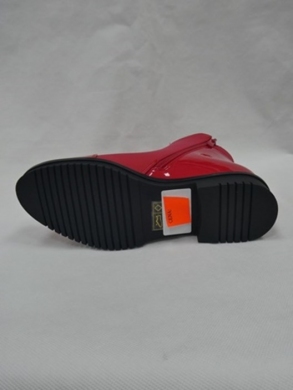 Botki damskie na płaskim (36-41) H5818 RED