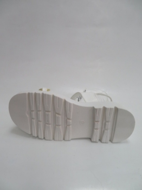 Sandały damskie na koturnie (36-41) K72 WHITE