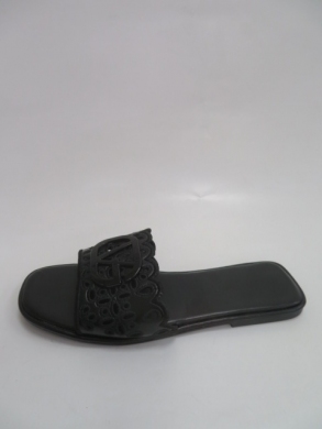 Klapki damskie na płaskim (36-41) 5269 BLACK
