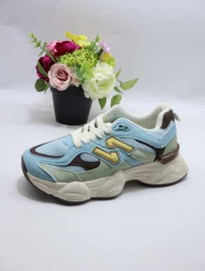 Buty sportowe damskie na płaskim (36-41) 24071 GREEN
