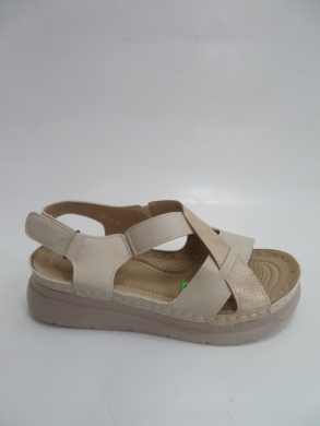 Sandały damskie na koturnie (36-41) T21-1 BEIGE