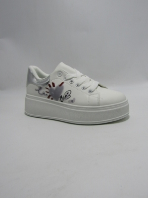 Buty sportowe damskie na płaskim (36-41) EL-008 SILVER