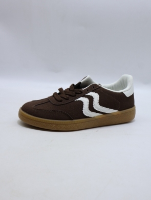 Buty sportowe damskie na płaskim (36-41) L537 BROWN
