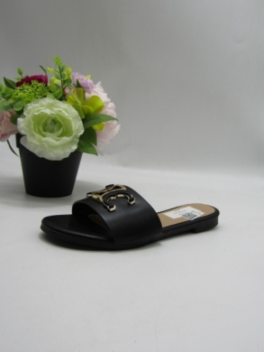 Klapki damskie na płaskim (36-41) 5174 BLACK