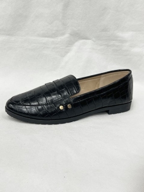 Mokasyny damskie na płaskim (36-41) 2006 BLACK