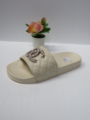 Klapki damskie na płaskim (36-41) 331 BEIGE
