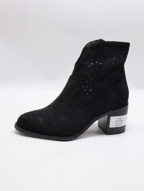 Botki damskie na obcasie (36-41) H250 BLACK